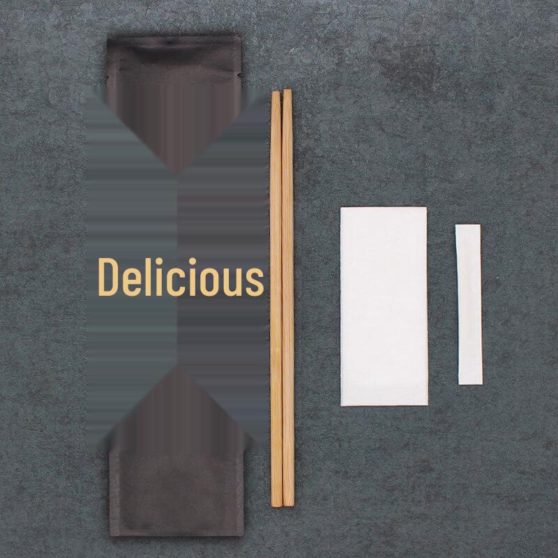 

Disposable Bamboo Cutlery Set with Napkin & Toothpick