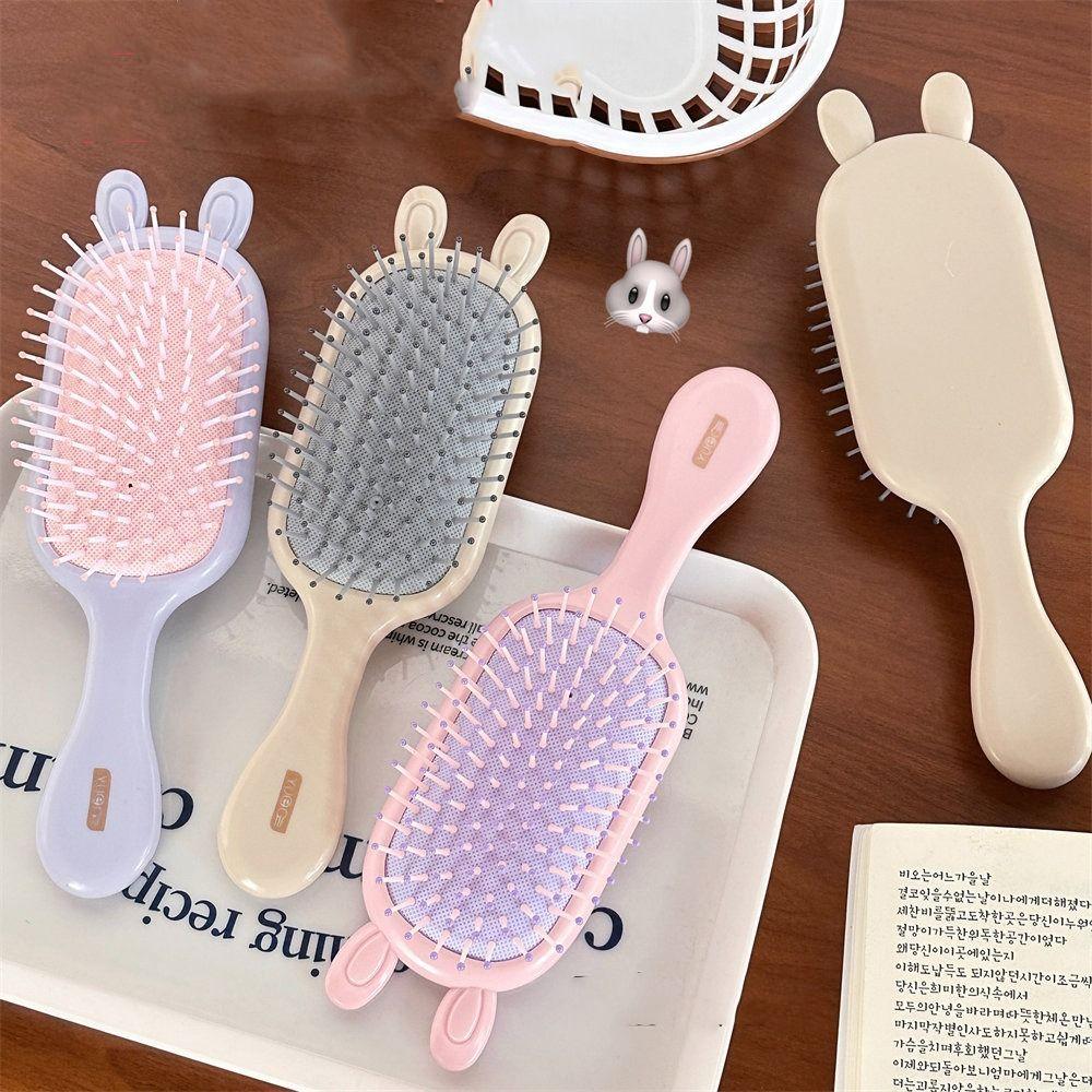 

Hair Styling Rabbit Shape Airbag Comb Hair Accessories Air Cushion Comb Massage Hair Brush Lady бежевый