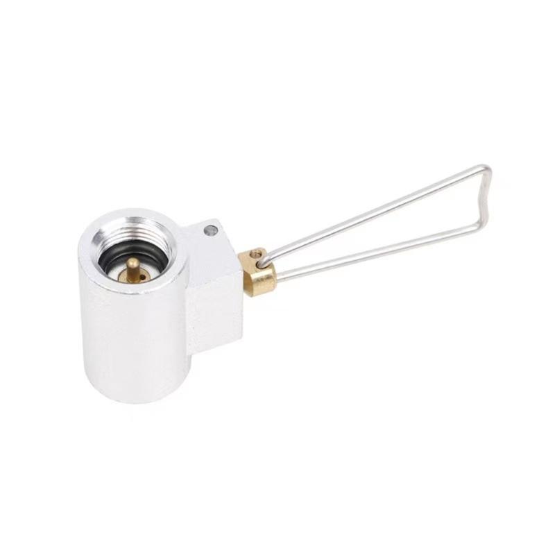 Corrosions Resistant Coppers Camp Gas Adapter Converter Folding Design For Safe Fuels Transfer During Outdoor Camping