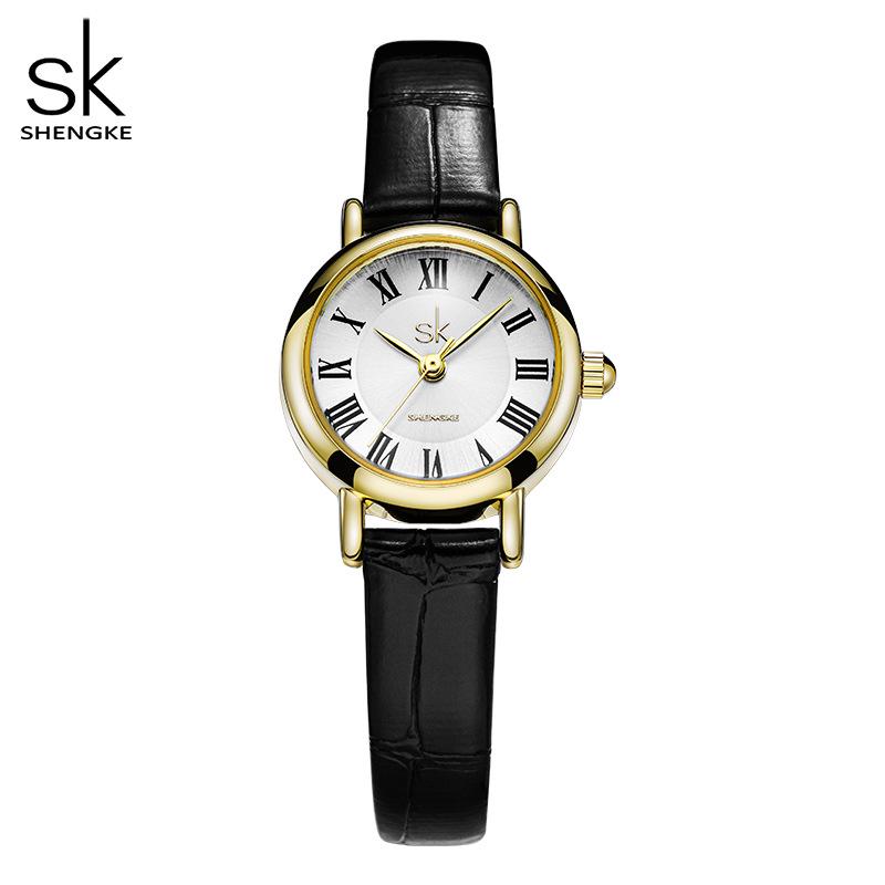 SK Women s Waterproof Quartz Leather Strap Watch - Casual Student Party Fashion Wristwatch