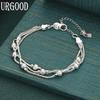 925 Sterling Silber Modeperlen Armband Partygeschenk Schmuck