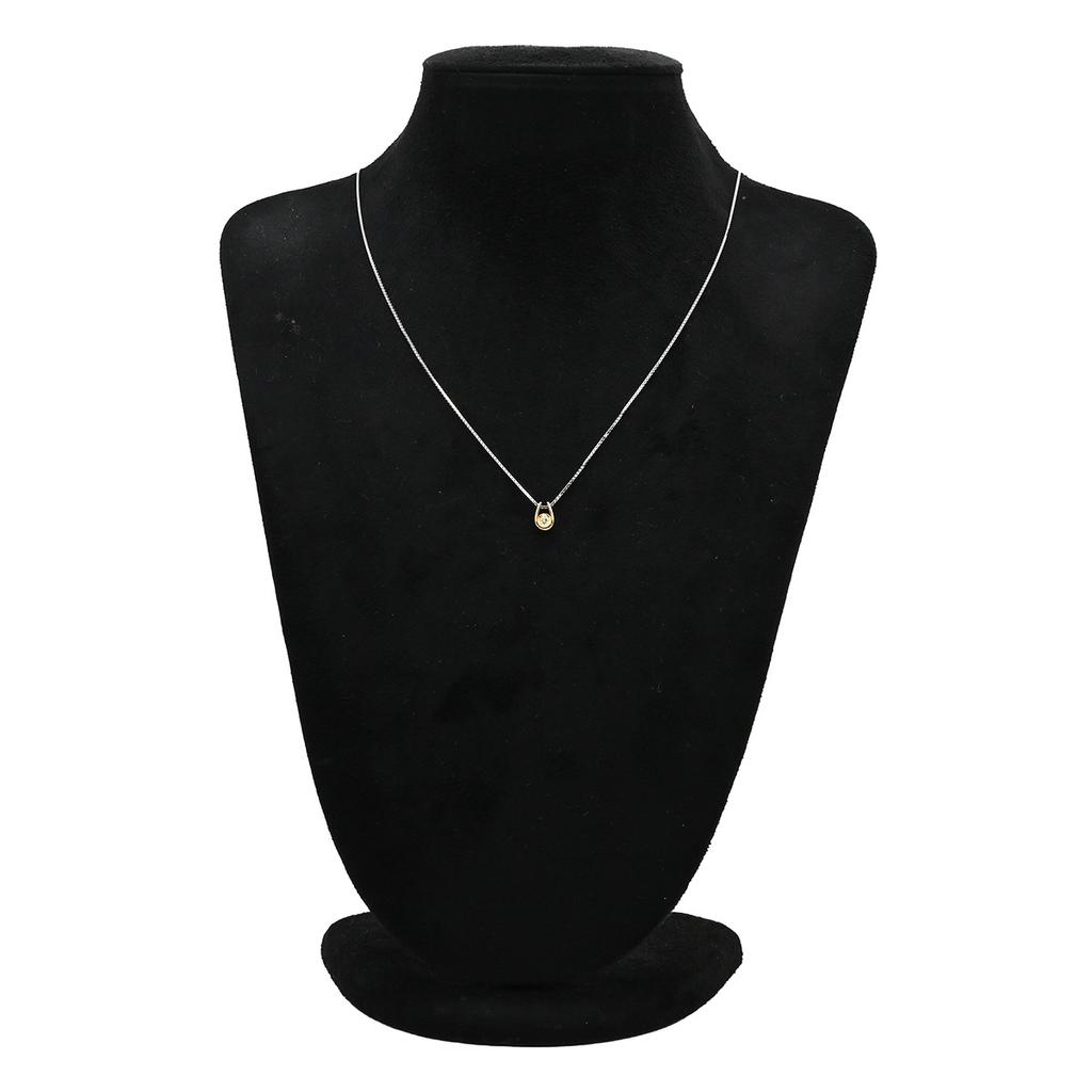 NON BRAND - Diamond 0.12ctPendant top 18K Yellow Gold/diamond Array