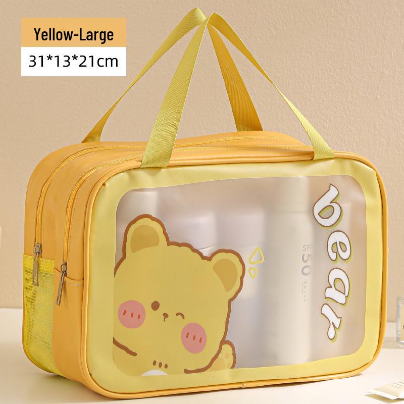 Large Capacity Portable Travel Toiletry Bag with Wet-Dry Separation