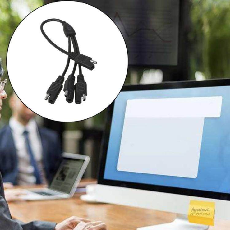 18AWG SAE Y Splitters Cable SAE 1 To 2/3/4 Charging Power Automotive Connectors