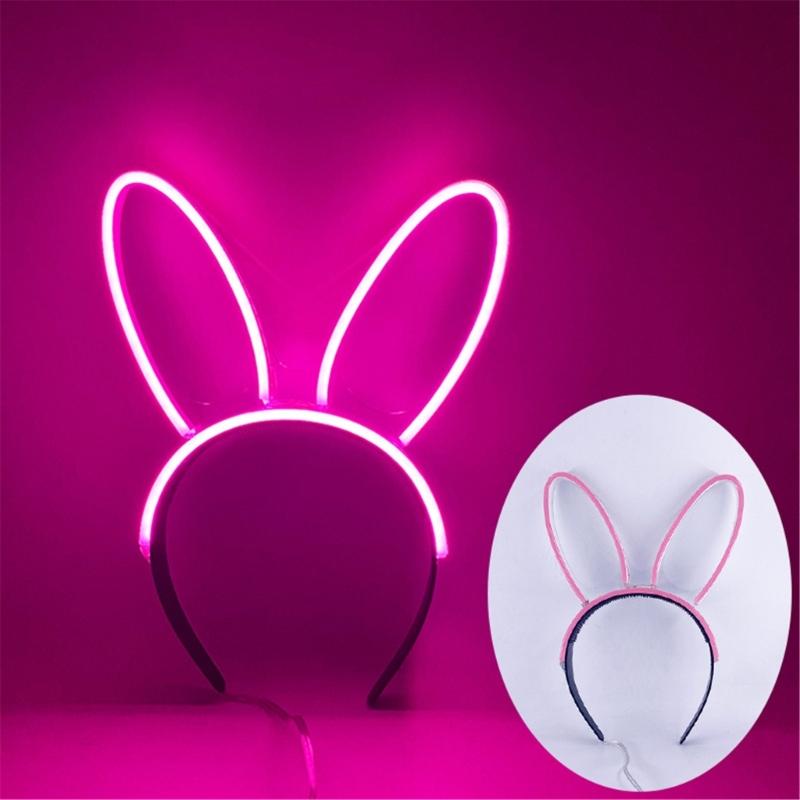 LED Glowing Hairband For Parties With Color Changing Lights And Comfortable LED Costume Props Role Play Birthday Party