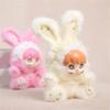 Cute Rabbit Plush Keychain Soft Vinyls Toy With PP Cotton Filling Key Chain For Bags And Car Decors 20cm Height