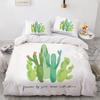 Flower Bird King Queen Duvet Cover Colorful Tropical Floral Bedding Set For Women Watercolor Plant 2/3pcs Polyester Quilt Cover