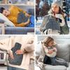 2L Large Leakproof Hot Water Bottle Foot Warmer Without Electricity Super Soft Cozy Thick Heating Pads for Winter Warmth