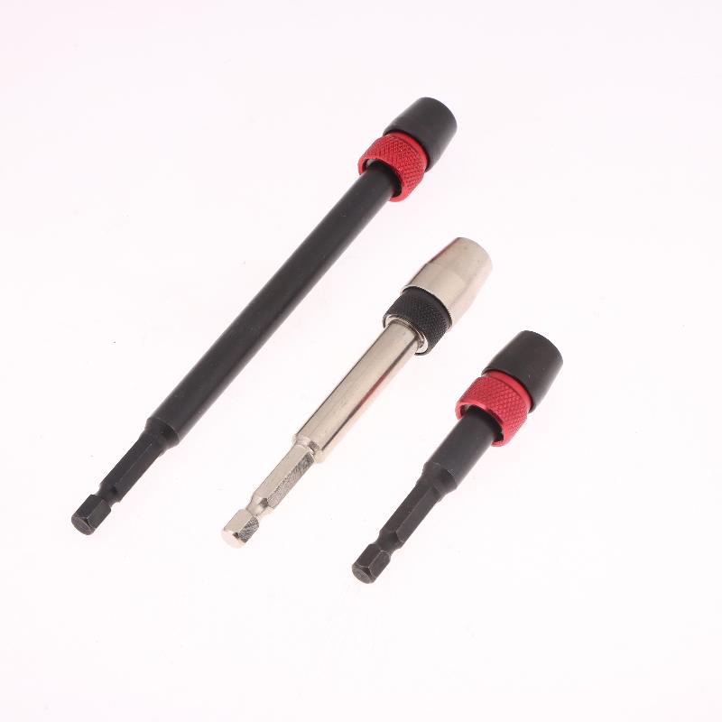 75/100/150/300MM 1/4 Inch Hex Quick Release Electric Screwdriver Extension Bit Holder Hand Tools
