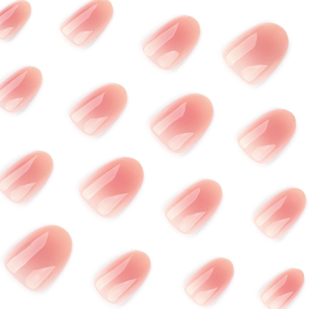 Simple blush popular nail art wearing nail North America hot-selling short square nail wearing nail piece