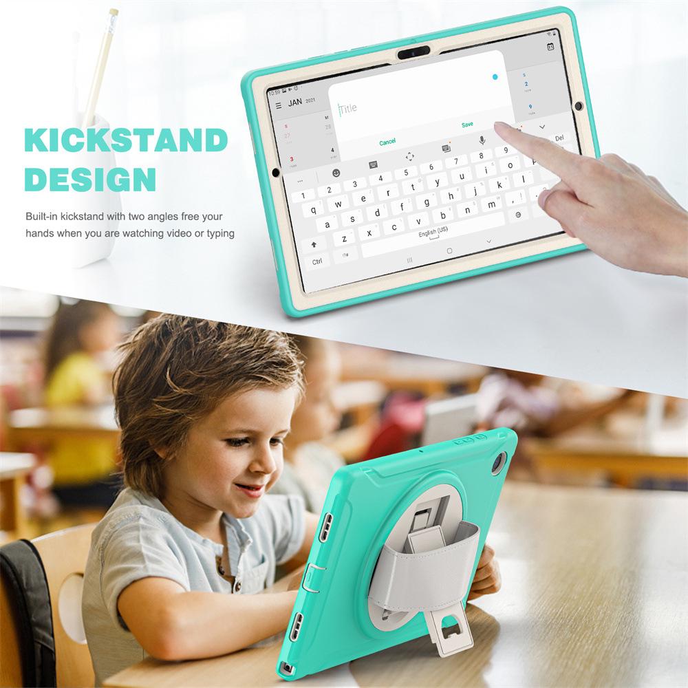 Tab A8 10.5-Inch Anti-Fall Skin-Feel Tablet Case with Rotating Handheld Bracket
