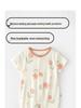 Infant Summer Short-Sleeve Modal Bodysuit - Lightweight Newborn & Toddler Pajamas Romper