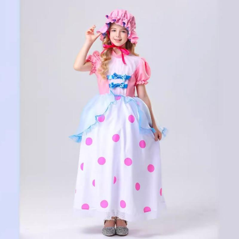 Halloween Toy Story Cartoon Character Cosplay Children's Shepherd Girl Stage Performance Costume
