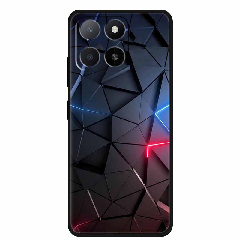 Für ZTE Blade A55 A35 Hülle Tiere Weiches Silikon TPU Handyhüllen Rückseite für ZTE Blade A35 BladeA55 Wolf Stoßfest Cool Capa