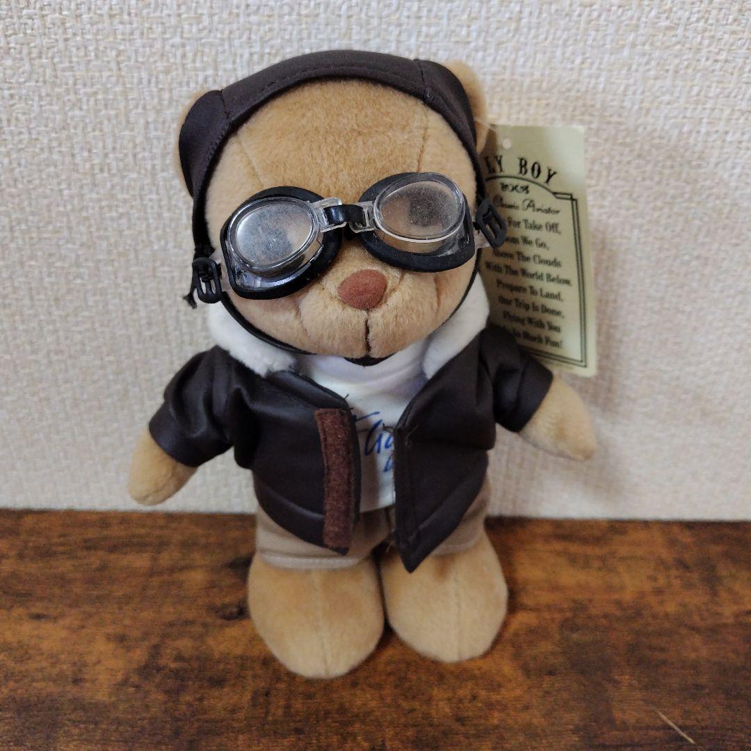 

[USED] Pilot Teddy Bear FLY BOY Bear Plush Toy