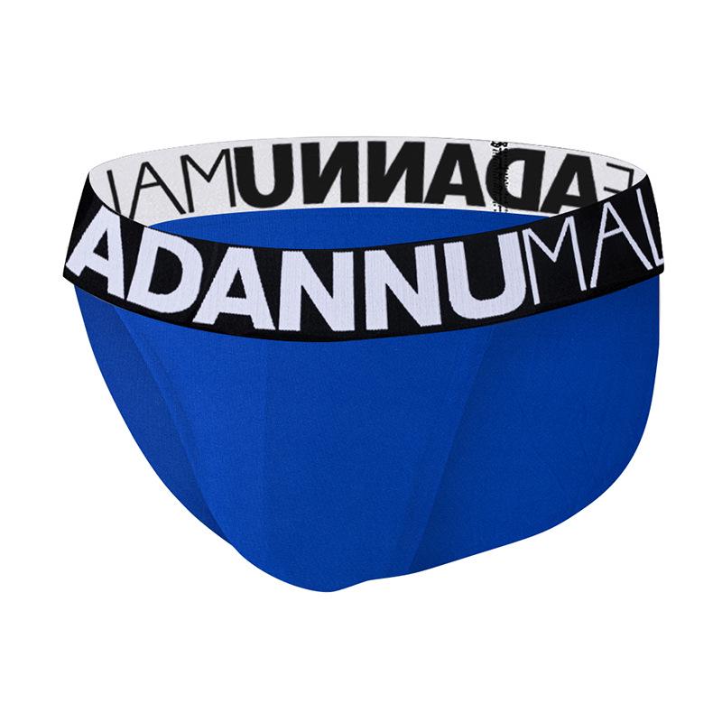 

ADANNU Мужские хлопковые корректирующие брифы с низкой посадкой и высоким вырезом – Удобные, модные, однотонные. Extra Large
