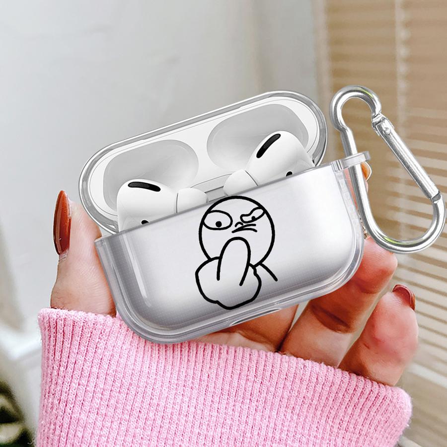 Case For Airpods 3 Pro3 4 Pro Pro2 1 2 Clear Earphone Cases Cover Fun Matchman
