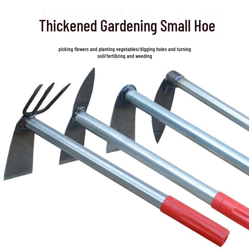 Multifunctional Stainless Steel Gardening Hoe for Planting, Weeding, and Digging 
