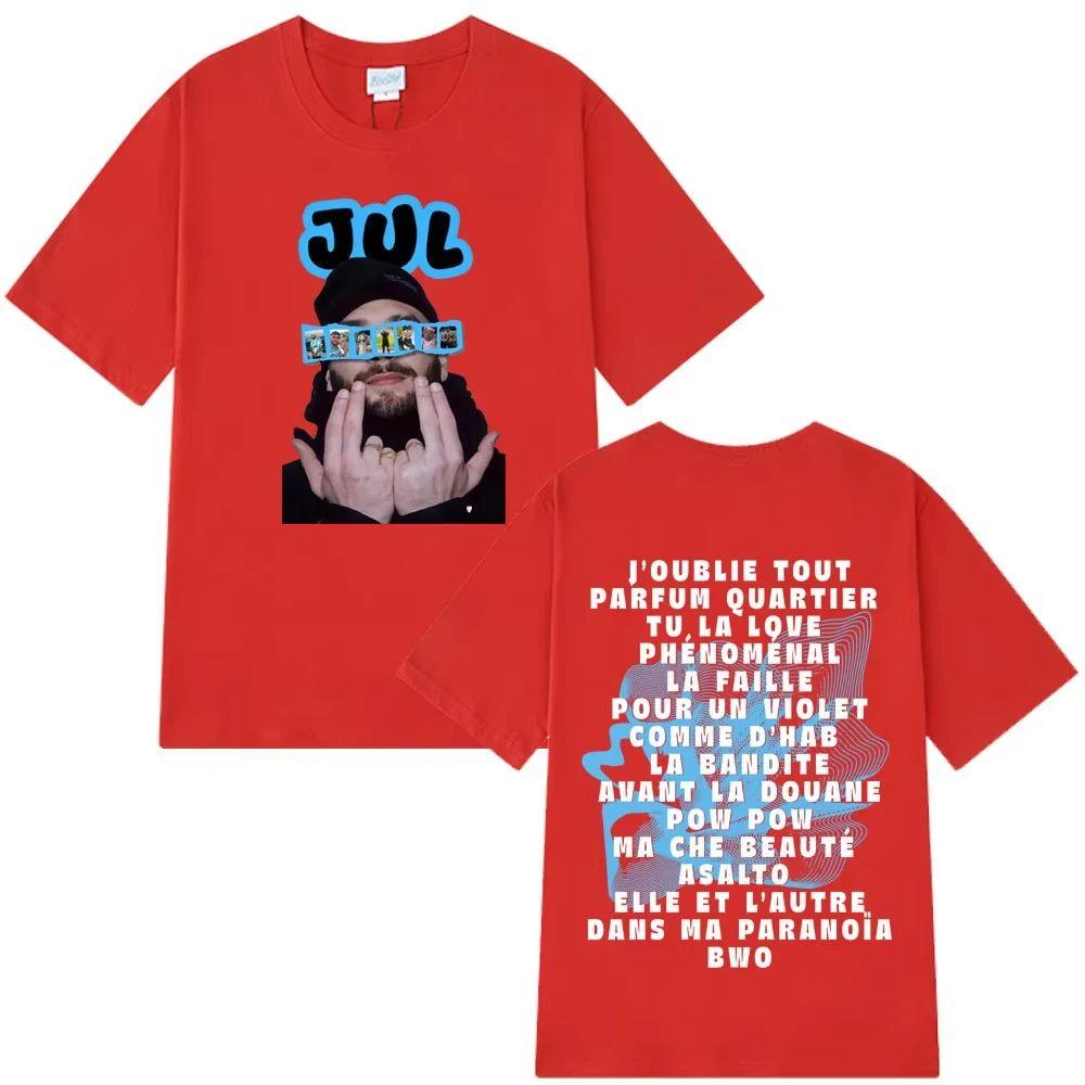 

Y2k Fashion Album Graphic Oneck Shirt Rapper Jul Print T Shirt Summer Hip Hop Fashion High Quality Oversized Tshirt Unisex S