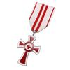 Emblemat Austriacko-Węgierskiego Czerwonego Krzyża, europejski i amerykański wisiorek krzyżowy, biżuteria posrebrzana, medal niemiecki, prezent świąteczny, wypełniacze do pończoch