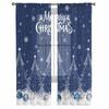 Jul Vinter Bal Gardiner För Vardagsrum Sovrum Hemdekoration Fönster Voile Tyllgardin Draperier