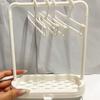 Mini Mini Clothes Hanger 20cm Shoe Display Rack New Doll Clothes Storage Rack for Labubu/BJD Doll