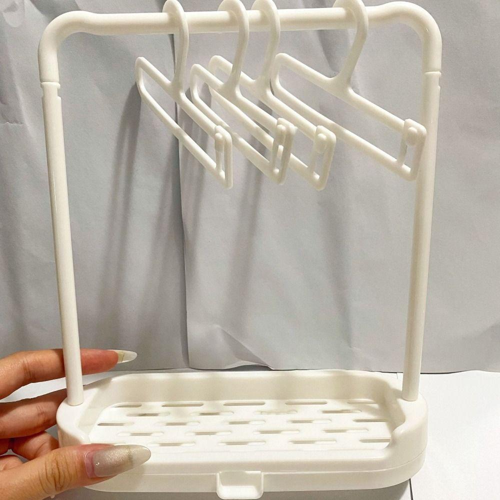 Mini Mini Clothes Hanger 20cm Shoe Display Rack New Doll Clothes Storage Rack for Labubu/BJD Doll