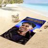 Custom Name Lamine Yamal Print Beach Towel, Large Soft Quick Dry Towel for Beach Camping Swimming