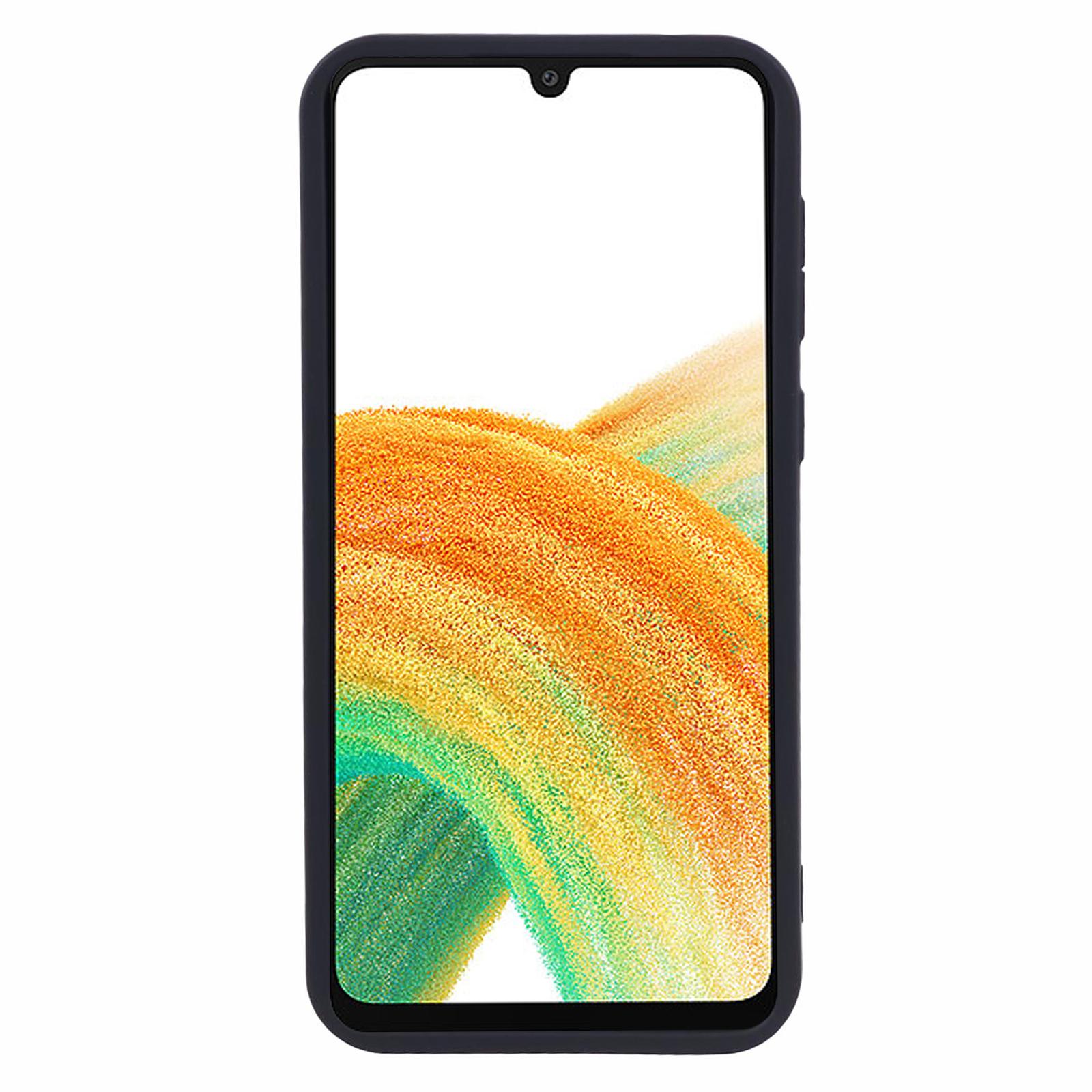 

For Samsung Galaxy A33 5G TPU Case Concave Lens Protection Phone Cover Black