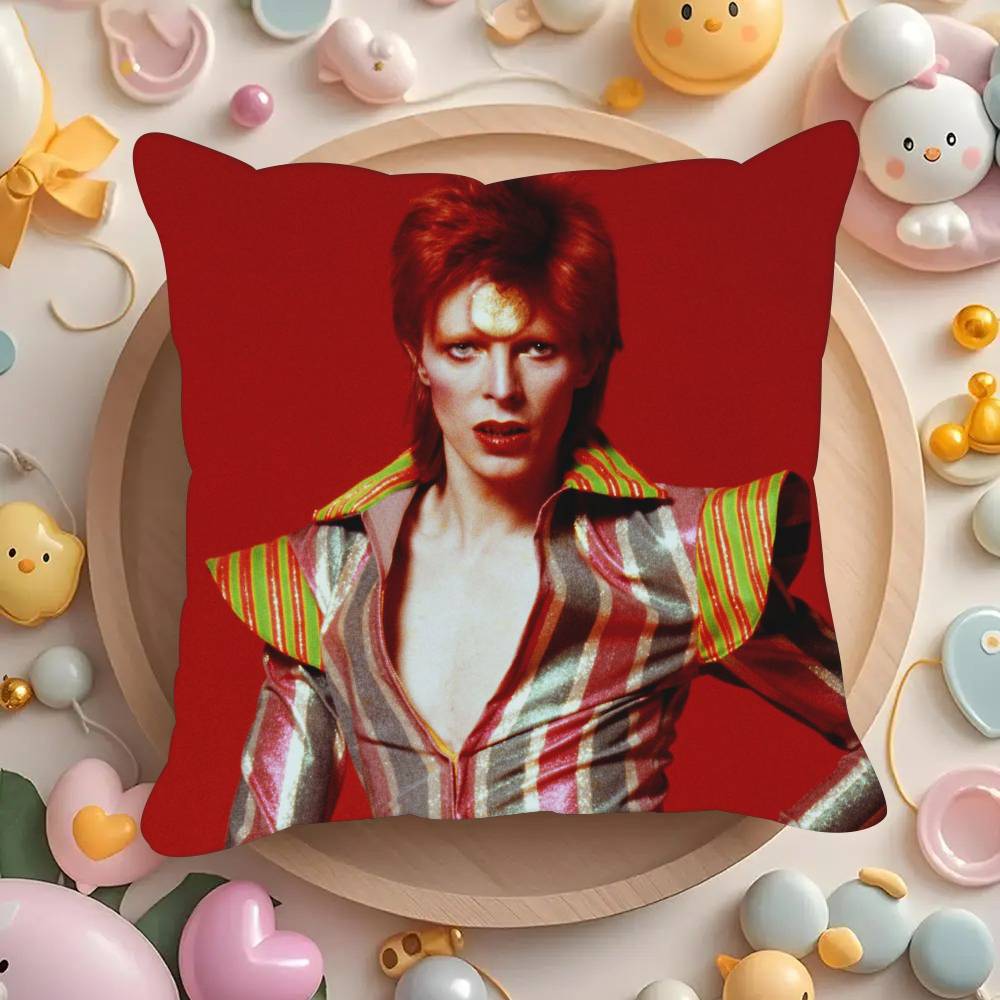 Singer D-David B-Bowie cool  Pillowcases cushion covers living room sofas home decor gifts