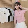 2024 Women's Slim Fit Polo Shirt - Short-Sleeve Cotton Lapel T-Shirt