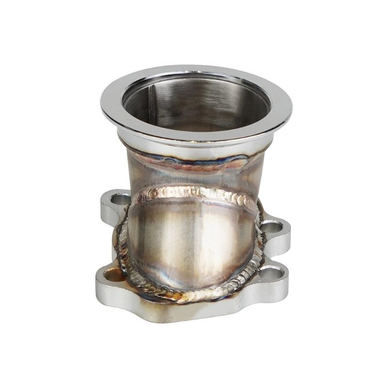 2.5"/63mm Vband Clamp Flange er Down Pipe Adapter V-Band Downpipe Connector Stainless Steel for T25 T28 GT25 GT28