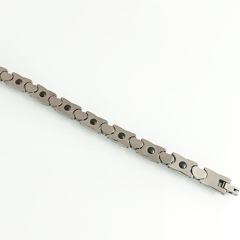 Roztomilý náramek ve tvaru srdce z hematitu a CZ pro muže a ženy 9MM 316L nerezová ocel magnetoterapeutický řetízek náramky dárky pro páry