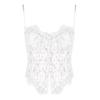 Slim fit Lace Corset Sleeveless Suspender Vest Elegant Lace Camisole  Spring Summer