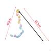 Cat Feather Toy Teaser Catcher with Bell Interactive Kitten Educational Gift Pet