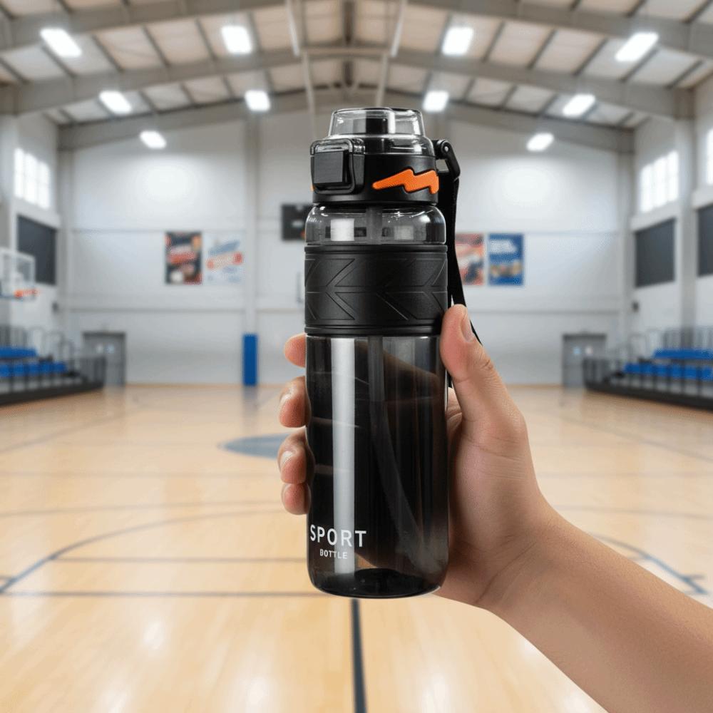 750/1000ML Sport Water Bottle with Straw Outdoor Water Bottle Portable Student Water Bottle  School