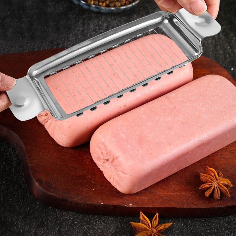 Stainless Steel Cheese Slicer Wire Butter Cheese Slicer Kitchen Stainless Steel Wire Cheese Slicer for Cutting Cheese Butter