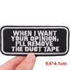 Embroidered Patches Diy Letter Slogan Patch Iron On Patches For Clothing Thermoadhesive Patches For Clothes Jackets Hats Badges 
