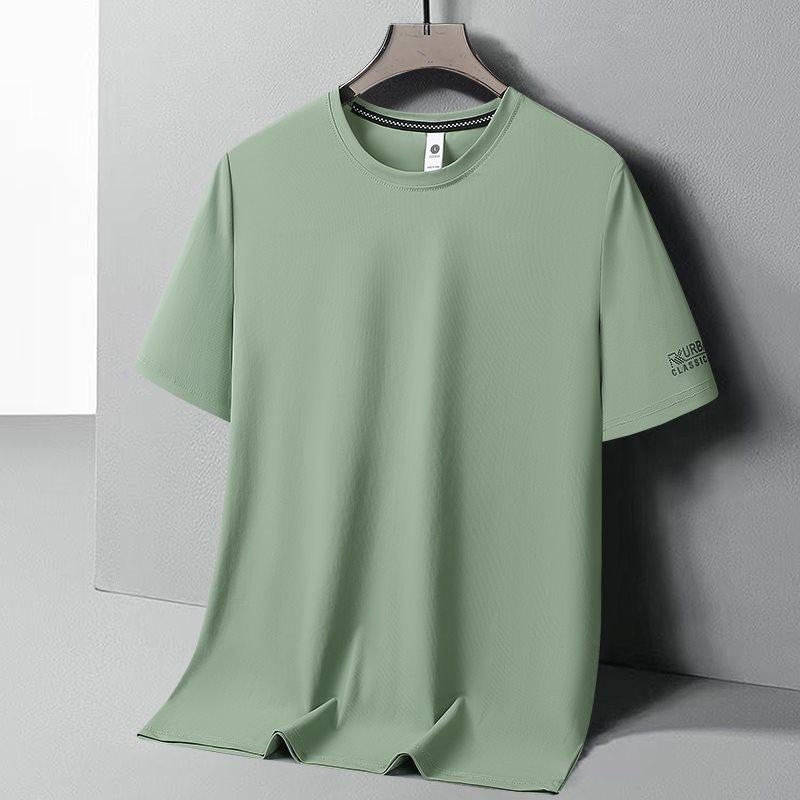 Heren 2025 Zomer Sneldrogend IJszijde T-shirt voor Buiten Basketbal Fitness