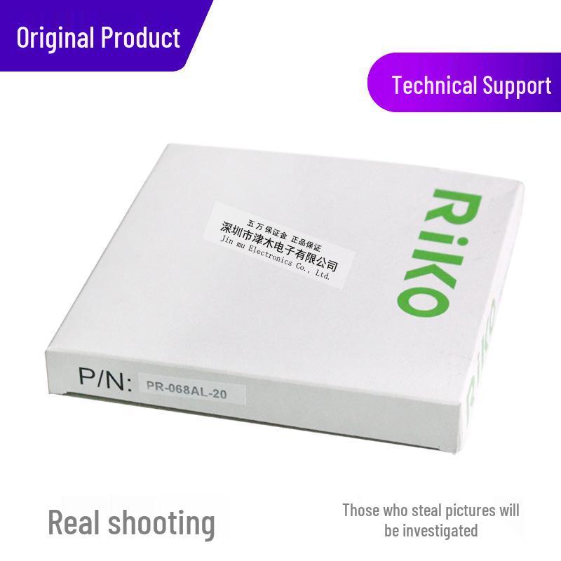 Genuine RIKO Fiber Optic Sensor PR-068AL-20 – Reflective, Focused Type