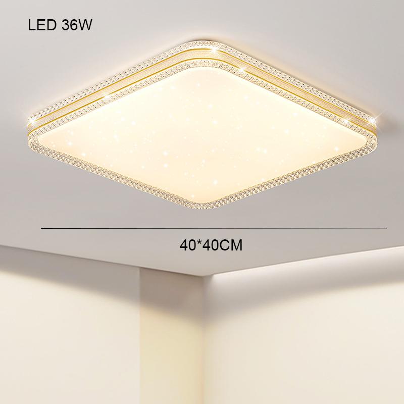 Nordic simple LED ceiling light 2024 new round square dimming lamp for living room dining room bedroom luxury noble indoor lamps