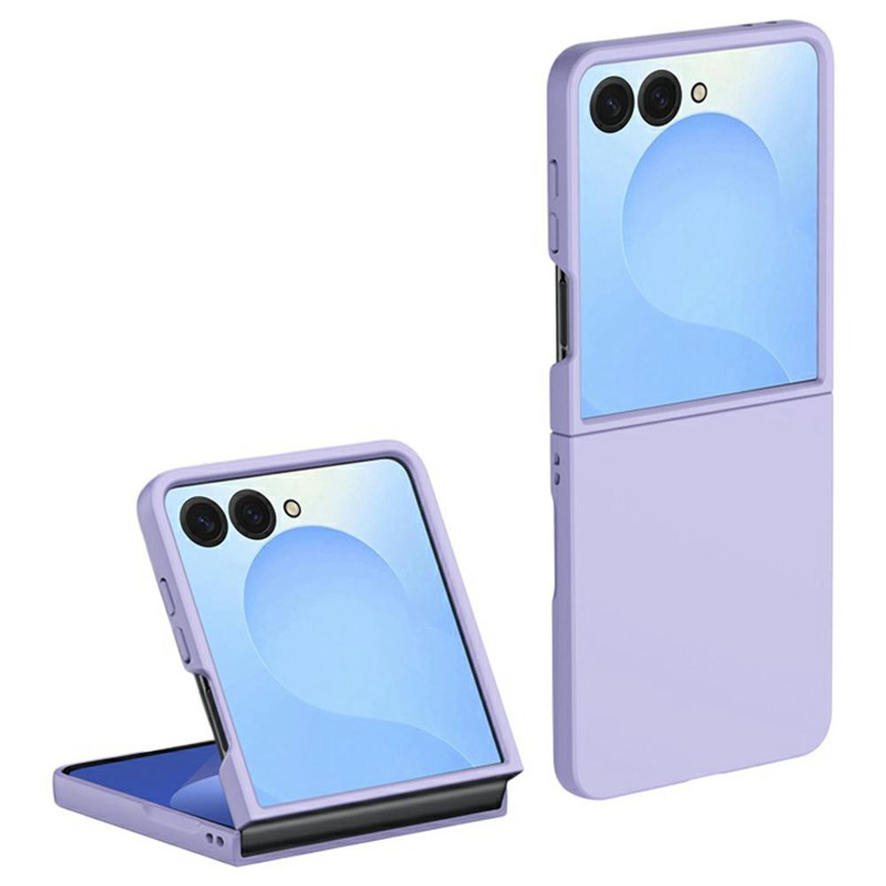 For Samsung Galaxy Z Flip7 5G Case Skin-Touch Texture Hard PC Folding Phone Cover