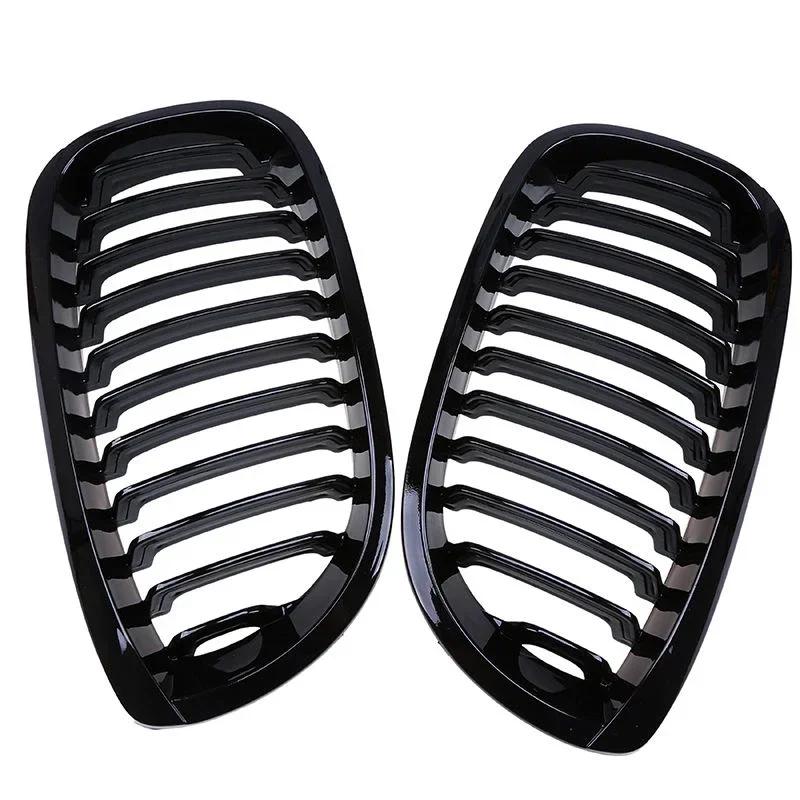 AAAQT1 Car Kidney Grill Front Bumper Gloss Black Racing Grill for BMW E46 Coupe 325Ci 330Ci LCI 2door 2003-2006 for BMW 3 Series