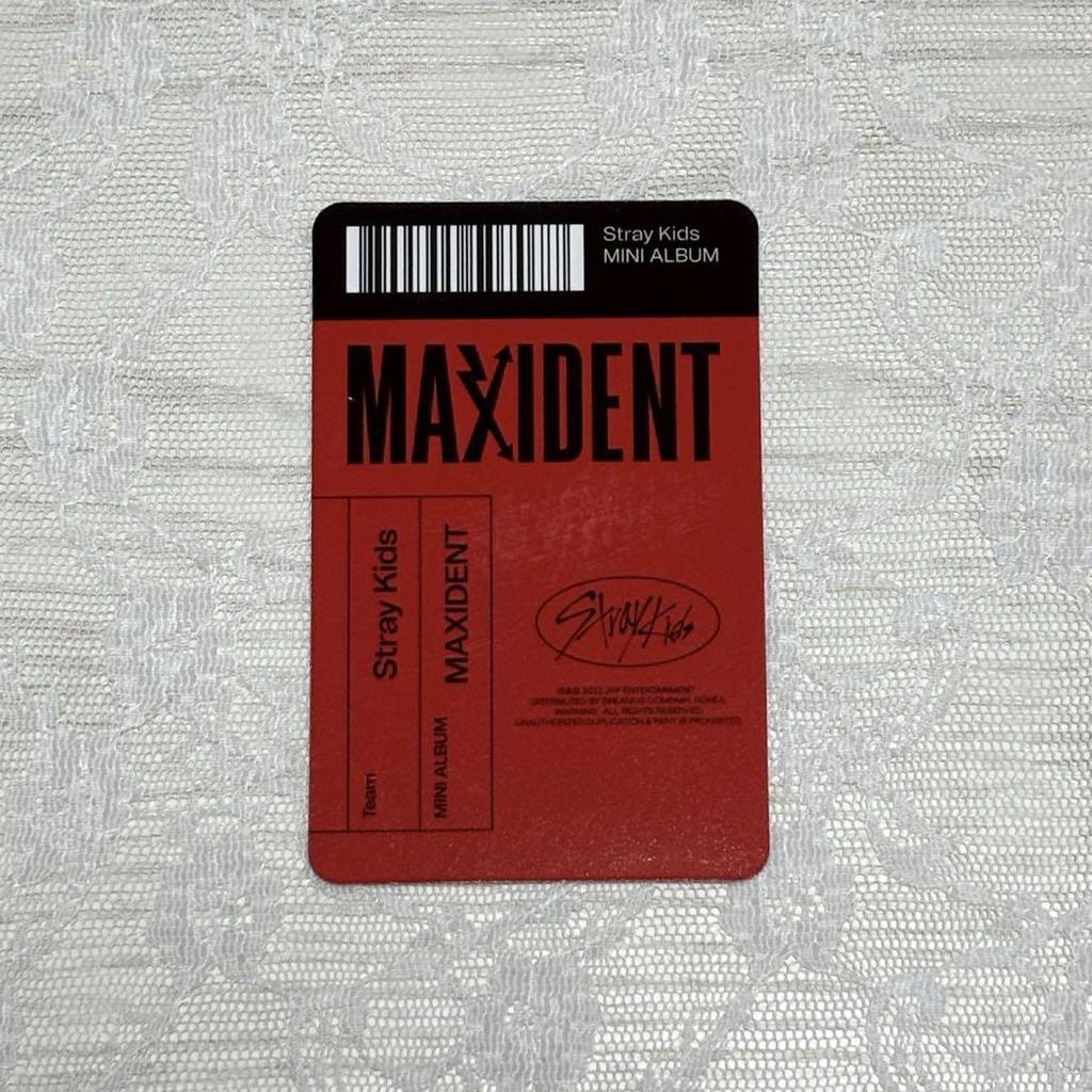 [USED] Stray Kids MAXIDENT Felix Trading Card