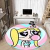 1pc Powerpuff Girls Office Round Area Rug, Under Office Chairs Bedroom Living Room Home Decor, Room Decoa1022140