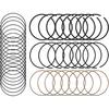 68046210AB Engine Piston Ring Set Standard 99.50mm Fits for Chrysler 300 Aspen for Dodge Ram 1500 2500 3500 for Jeep Commander Grand Cherokee 5.7L