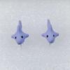 Cute Alloy Ear Studs Suitable for Women and Girls 3D Shark/Dinosaur/Whale Animal Cartoon Biting Ear Stud Earrings