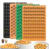 Silicone World DIY Schokoladen-Keks Silikon-Backformen 100 Löcher Mini Haustier Welpen Snack Keksform Weihnachten Ostern Süßigkeitenform