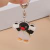 Pinguin Roztomilý Kreslený Akrylový Přívěsek na Klíče Kawaii Hračka Přívěsek na Batoh Školní Tašku Zábavný Kroužek na Klíče Dárek