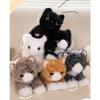 Perfectly soft cat plush toy realistic design home office decoration children lovers.